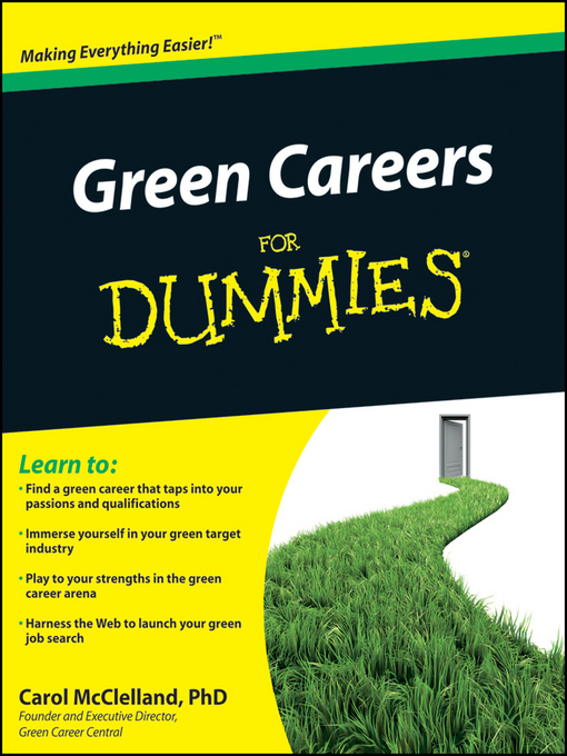 Title details for Green Careers For Dummies by Carol L. McClelland - Available